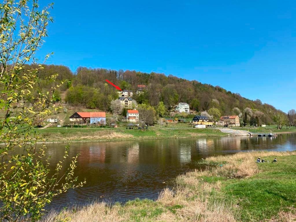 Luxusboofe - Ferienhaus Am Lilienstein Konigstein an der Elbe Bagian luar foto