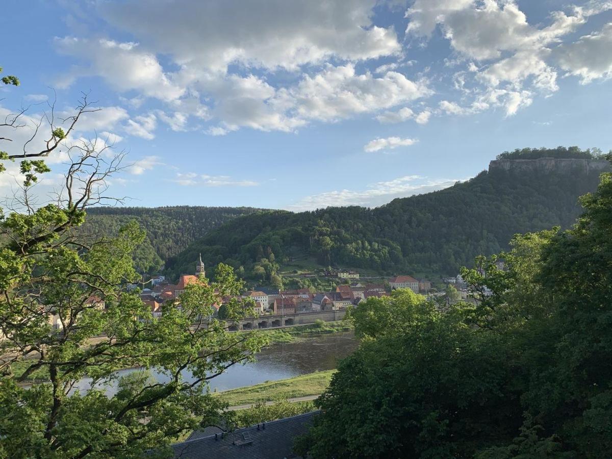 Luxusboofe - Ferienhaus Am Lilienstein Konigstein an der Elbe Bagian luar foto